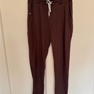 Vuori Men's Red/Brown Ponto Performance Joggers
